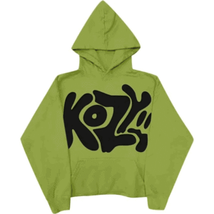 Kozy Black and Green Hoodie