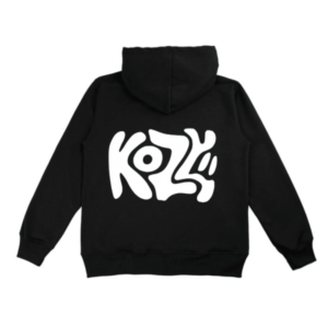 Kozy Black Full Zip Hoodie