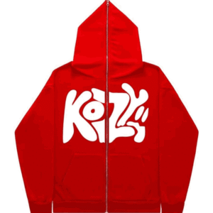 Kozy – Red – Full-Zip-Hoodie