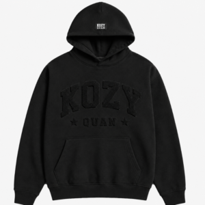 Quan Black kozy Hoodie